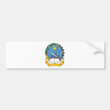Angola Coat Of Arms Bumper Stickers