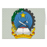 Angola Coat of Arms detail Greeting Card
