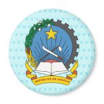Angola Coat of Arms detail Magnets