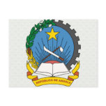 Angola Coat of Arms detail Postcard