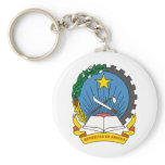 Angola coat of arms keychain