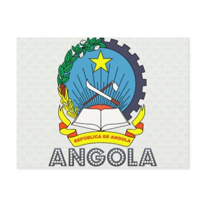 Angola Coat of Arms Postcards by representmycountry