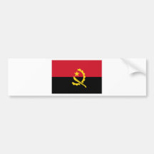 Angola flag AO Bumper Stickers