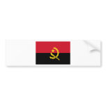 Angola Flag bumper stickers
