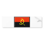 Angola Flag bumper stickers