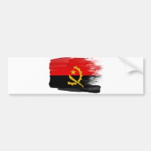 Angola Flag Bumper Stickers