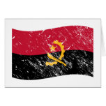 Angola flag greeting cards