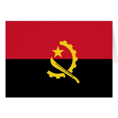 Angola Flag Card by the_little_gift_shop