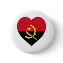 Angola Flag Heart buttons