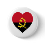 Angola Flag Heart buttons