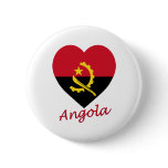 Angola Flag Heart buttons