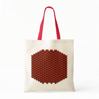 Angola Flag Hearts Bag by FlagAndMap