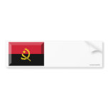Angola Flag Jewel bumper stickers