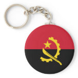 Angola Flag Keychain