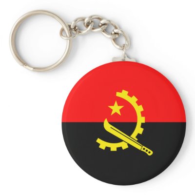 Angola Flag Keychains by coolcountry