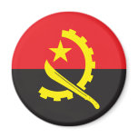 Angola Flag Magnets