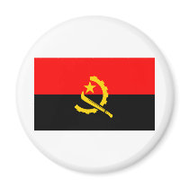 Angola Flag Magnet