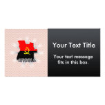 Angola Flag Map 2.0 Photo Card Template