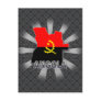 Angola Flag Map 2.0 Postcard