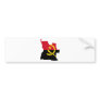 Angola flag map AO Bumper Stickers