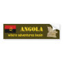 Angola Flag + Map Bumper Sticker