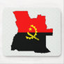Angola Flag Map full size Mousepads