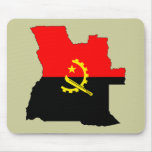 Angola flag map mouse mat