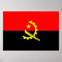 Angola Flag posters