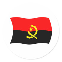 Angola Flag Sticker