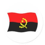 Angola Flag Sticker