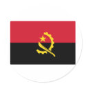 Angola Flag stickers