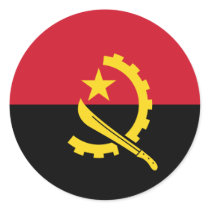 Angola Flag Sticker
