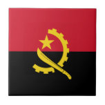 Angola Flag Tile