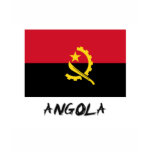 Angola Flag t-shirts