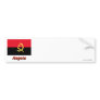 Angola Flag with Name Bumper Stickers