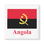Angola Flag with Name Magnet