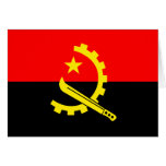Angola High quality Flag Card