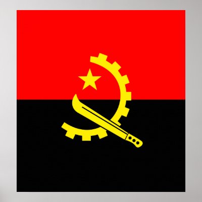 Angola High quality Flag Print by representmycountry