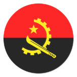 Angola High quality Flag Sticker