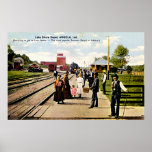 Angola, Indiana Lake Shore Depot Poster