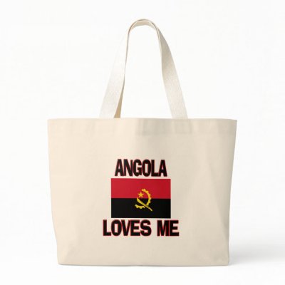 Angola Loves Me Bag by flagshirt