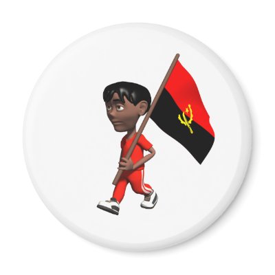 Angola Magnet by worldtees