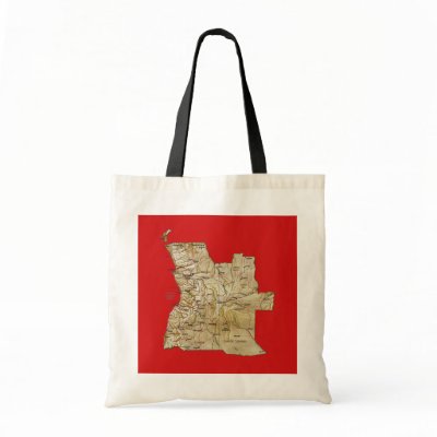 Angola Map Bag by FlagAndMap