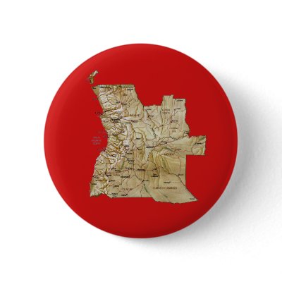 Angola Map Button by FlagAndMap