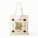 Angola Map + Flags Bag