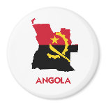 ANGOLA MAP FRIDGE MAGNETS