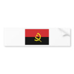 Angola National Flag Bumper Stickers