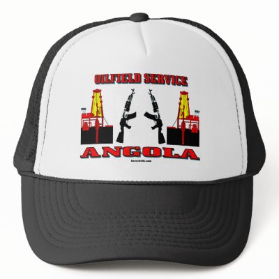 Angola Oil Field Service Sticker,Oil,Africa,Rigs Hats by boozykelly
