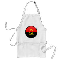 Angola quality Flag Circle Apron