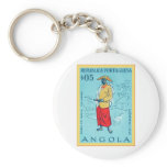 Angola ~ Republica Portuguesa ~ Vintage Postage keychains